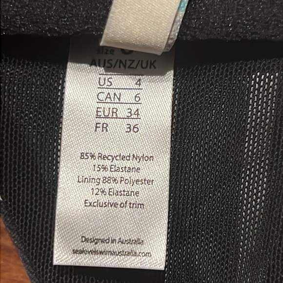 Sea Level Swim French Frill Stripe Bralette Bikini Top - Picture 11 of 13